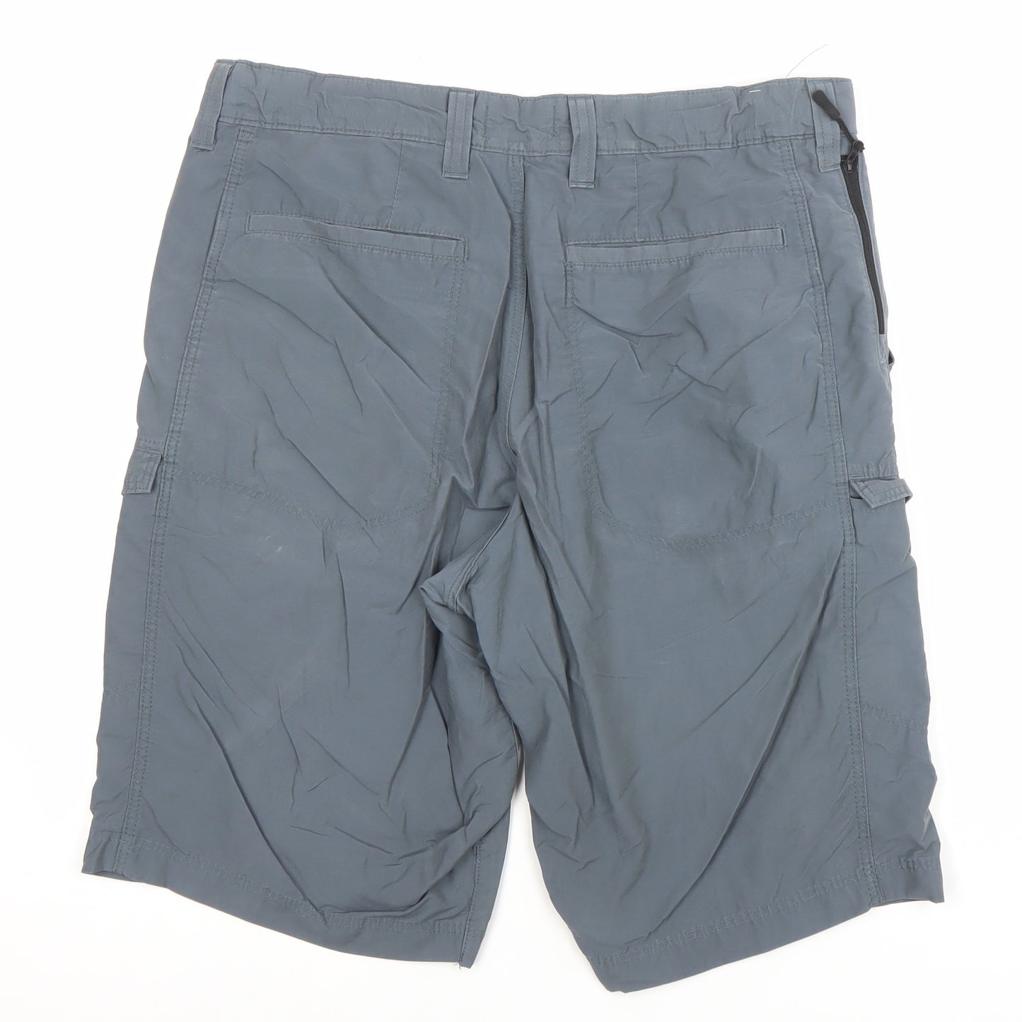 Marks and Spencer Men's Blue 34 Cargo Shorts Lightweight Quick Dry