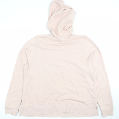 Nike Women's Beige Dri-Fit Pullover Hoodie Size L