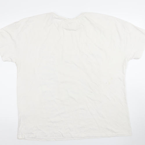 NBA Los Angeles Lakers White Women's XL T-Shirt Short Sleeve 100% Cotton