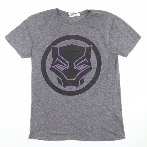 Marvel Black Panther Grey Short Sleeve Pyjama Top Men's M