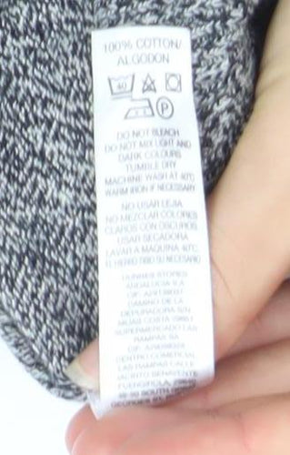 St Michael for Dunnes Stores Men's Grey Half Zip High Neck Cotton Jumper Medium