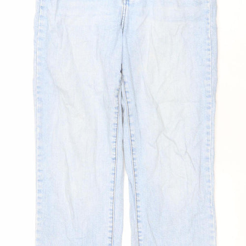 Primark Women's Blue Straight Denim Jeans Size 10 Regular Fit