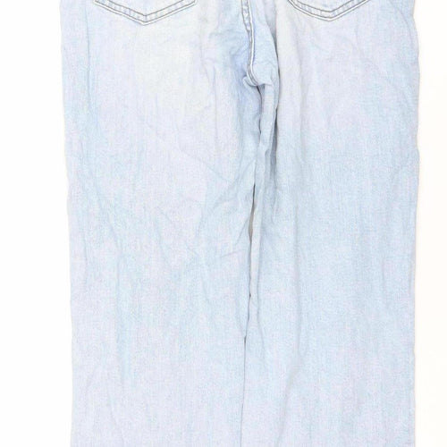 Primark Women's Blue Straight Denim Jeans Size 10 Regular Fit