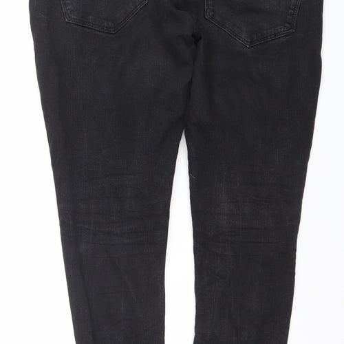 Paul Smith Men's Black Regular Fit Straight Jeans 36W 32L