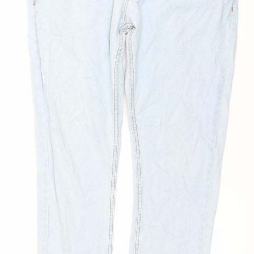 DFND Men's Light Blue Slim Fit Stretch Denim Jeans W32 L32