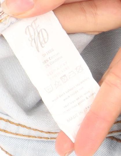 DFND Men's Light Blue Slim Fit Stretch Denim Jeans W32 L32