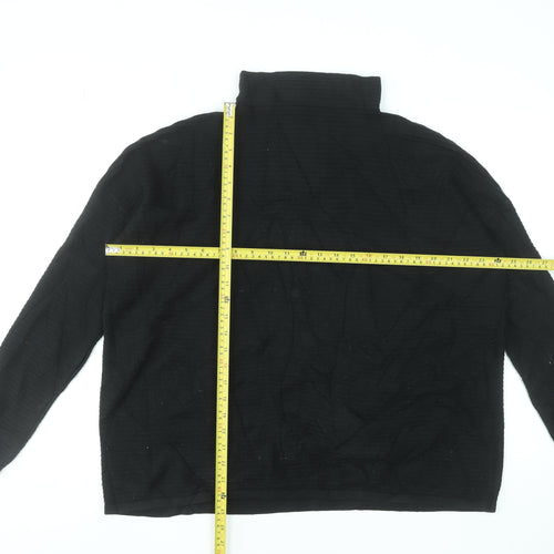 French Connection Womens Black Roll Neck Knit Jumper Size M