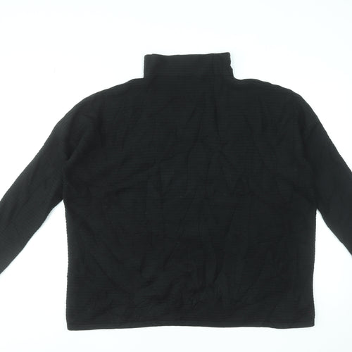 French Connection Womens Black Roll Neck Knit Jumper Size M
