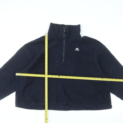 Mountain Warehouse Women's Navy Fleece Pullover Sweatshirt Size M