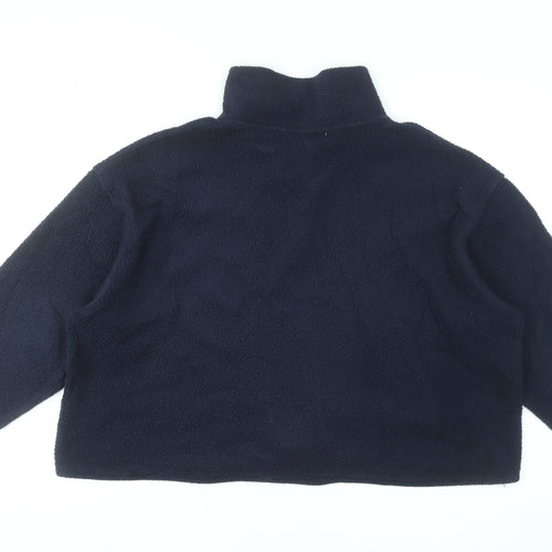 Mountain Warehouse Women's Navy Fleece Pullover Sweatshirt Size M