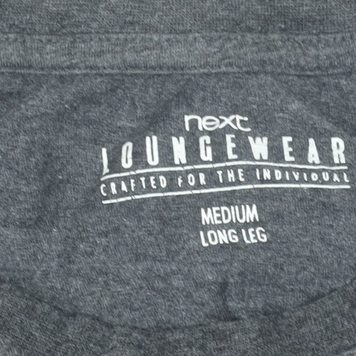 Next Men’s Grey Crew Neck Short Sleeve Cotton Blend T-Shirt Medium