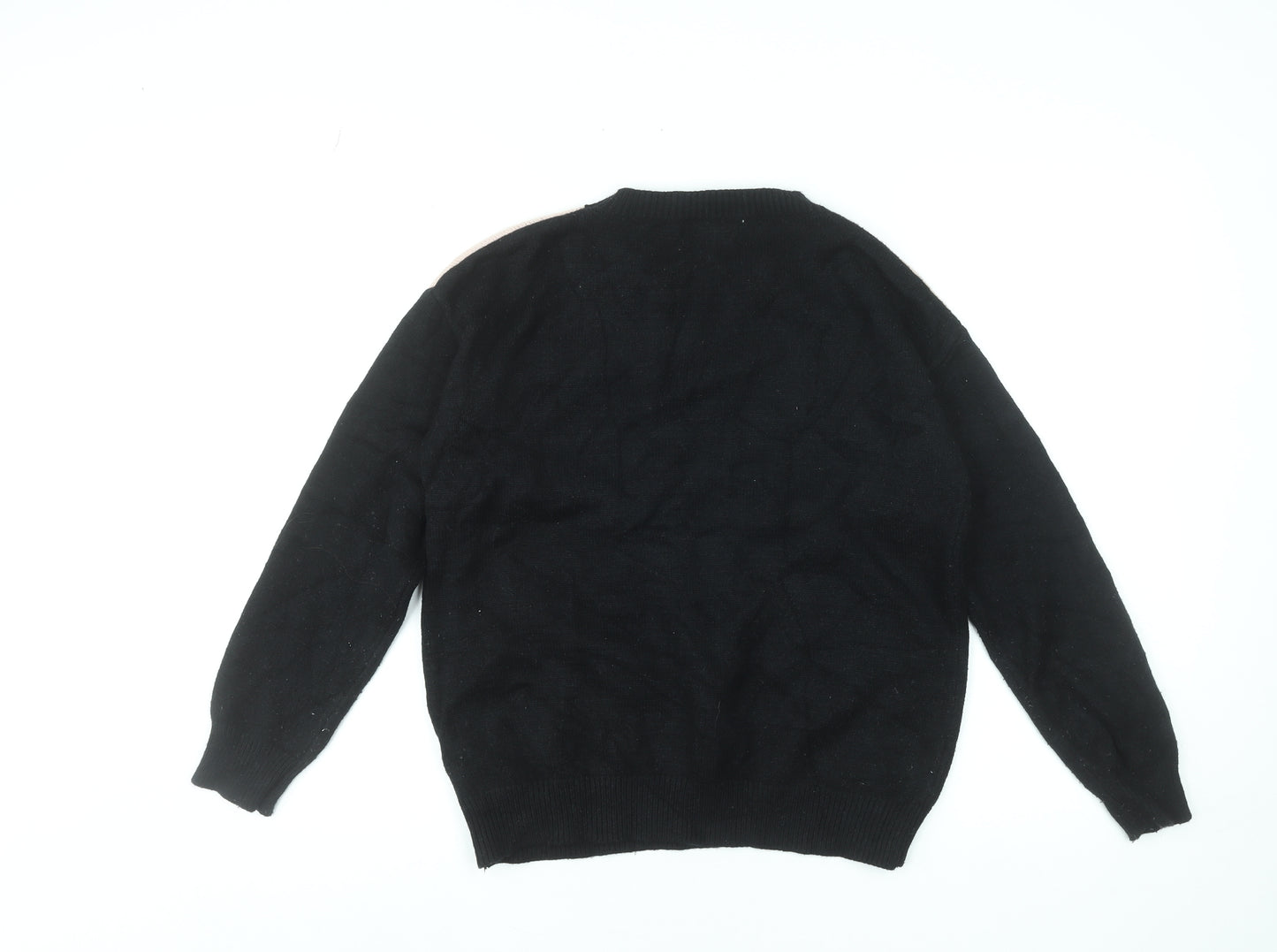Stella Morgan Women's Black Animal Print Pullover Jumper Size 8