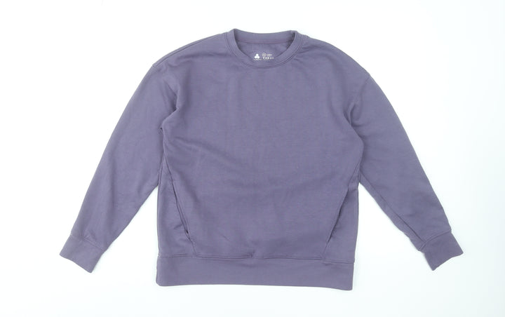 Dunnes Stores Womens Purple XS Pullover Sweatshirt Classic Fit