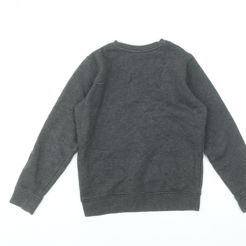 Penguin by Munsingwear Boys Grey Crew Neck Pullover Sweatshirt 9-10 Years
