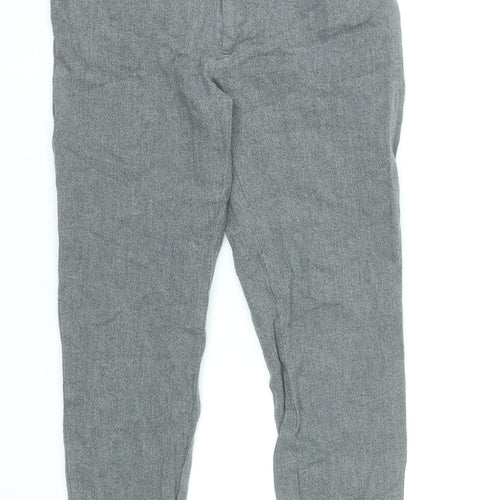 A New Day Women’s Grey Chino Trousers Size 4 Slim Fit Stretch