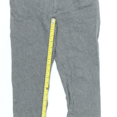 A New Day Women’s Grey Chino Trousers Size 4 Slim Fit Stretch