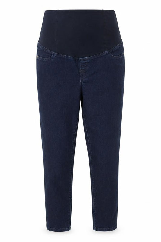 Front view of Isabel Maternity Blue Jegging Jeans Women’s, size UK 6, High-Rise Denim