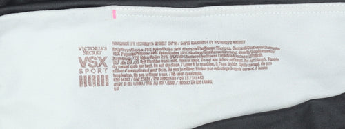 Victoria's Secret VSX Women’s Black Grey Capri Leggings Size S