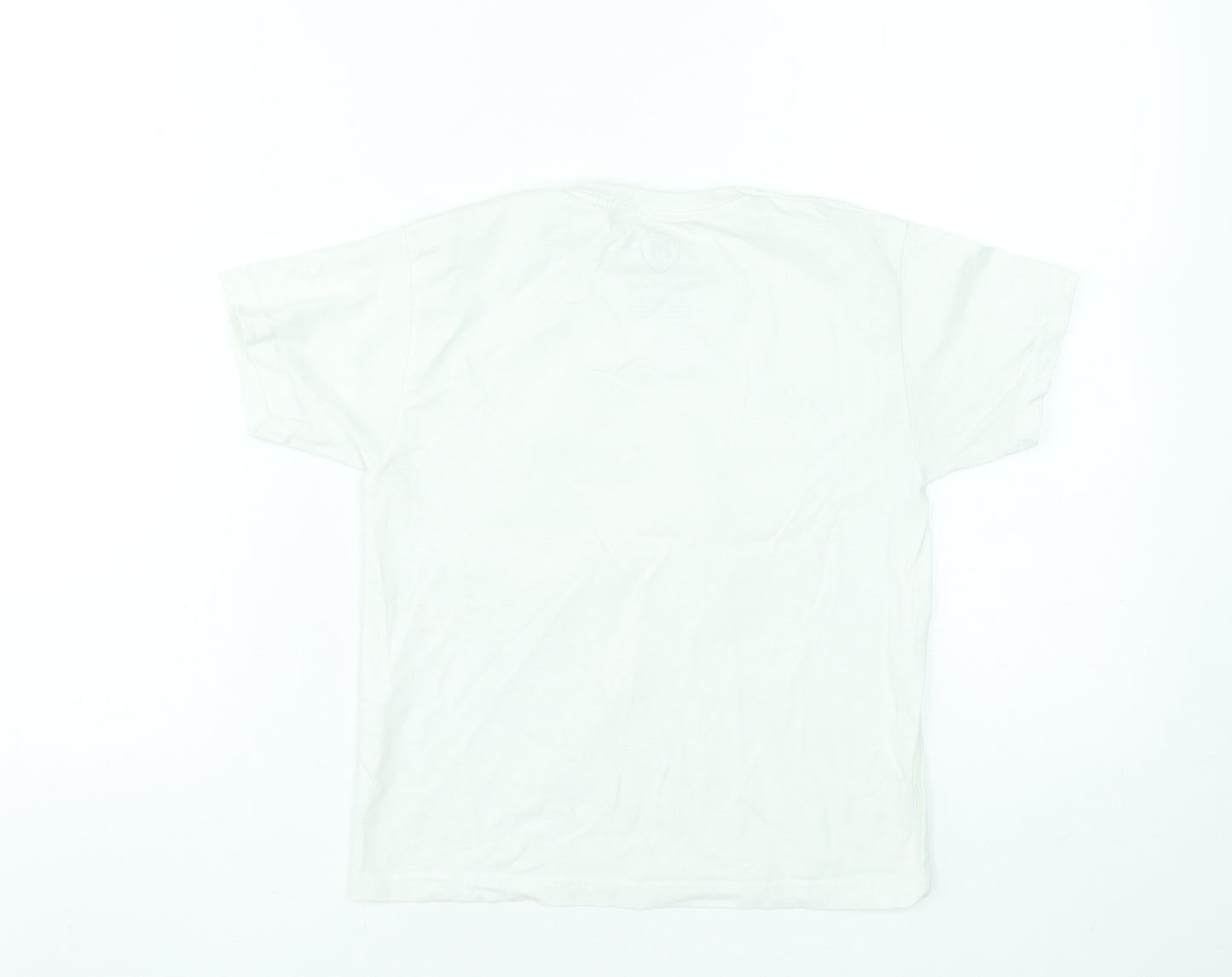 PAW Patrol Boys White Graphic T-Shirt 7-8 Years Short Sleeve Cotton Top