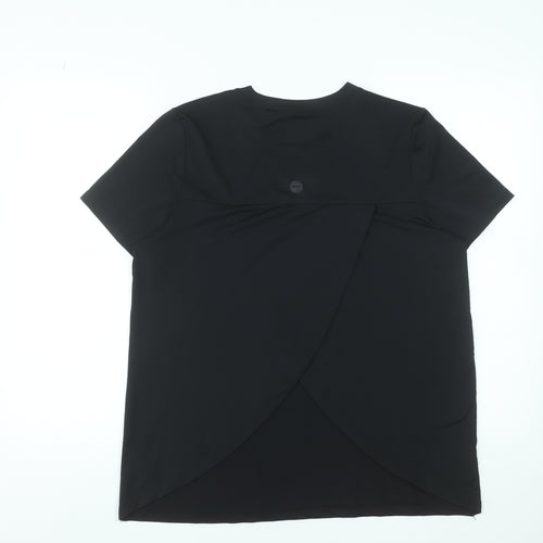 Slazenger Womens Black Size 12 Athletic Short Sleeve T-Shirt