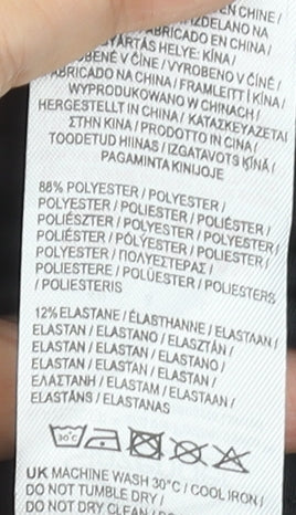 Slazenger Womens Black Size 12 Athletic Short Sleeve T-Shirt