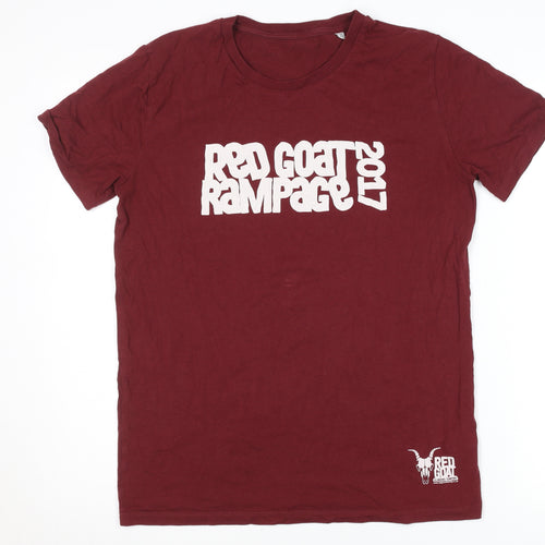 Red Goat Rampage 2017 Men's Burgundy Graphic T-Shirt M