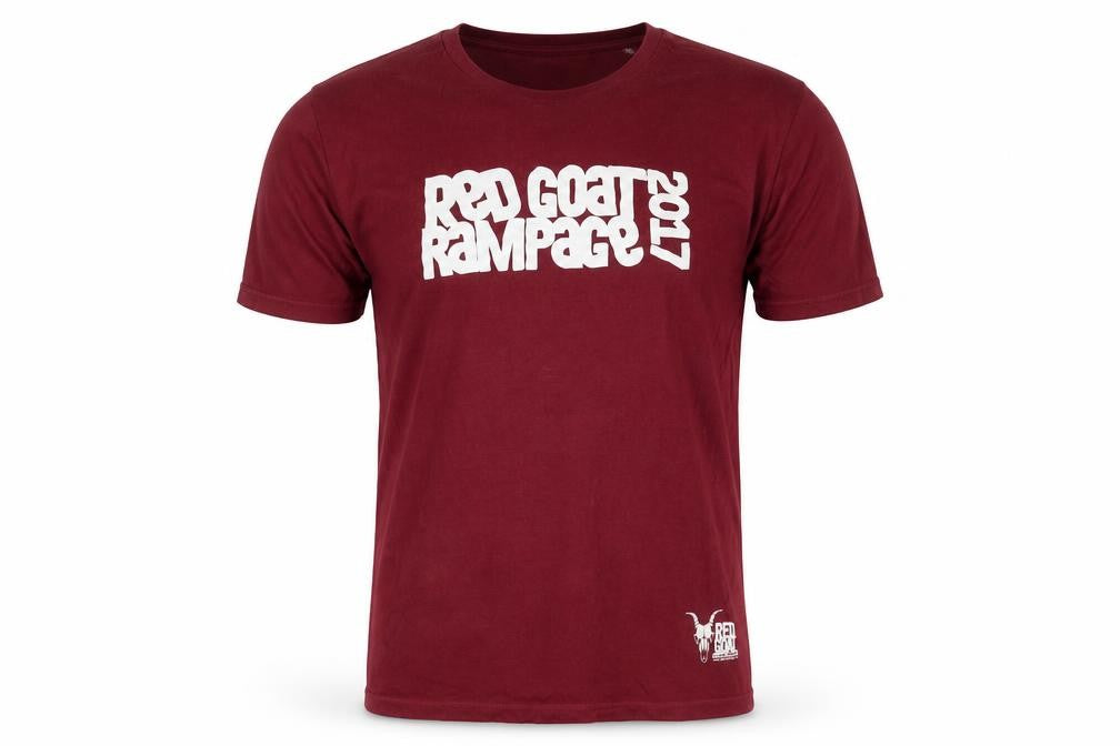 Red Goat Rampage 2017 Men's Burgundy Graphic T-Shirt M