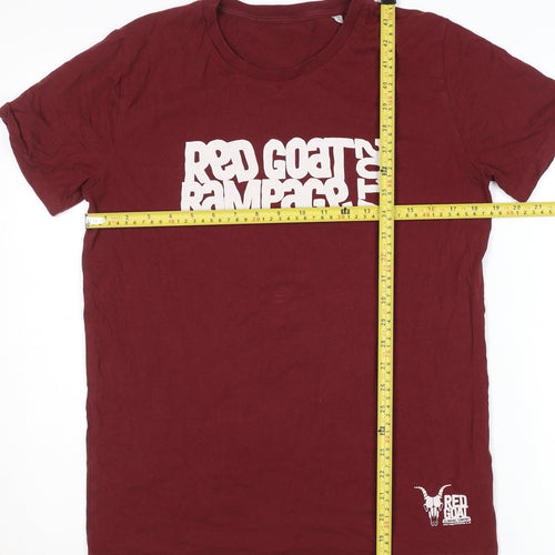 Red Goat Rampage 2017 Men's Burgundy Graphic T-Shirt M
