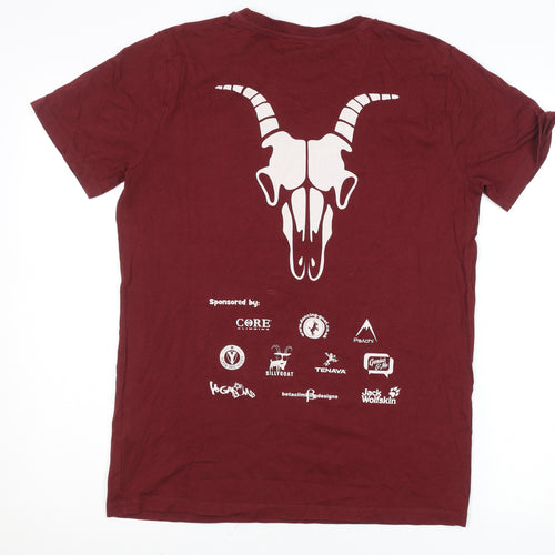 Red Goat Rampage 2017 Men's Burgundy Graphic T-Shirt M