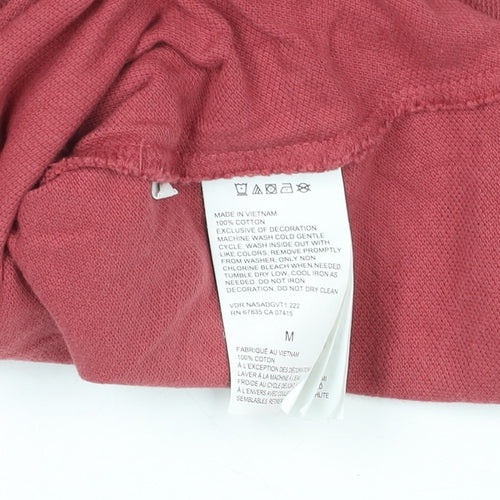 Nautica Men's Red Slim Fit Cotton Polo Shirt Size M
