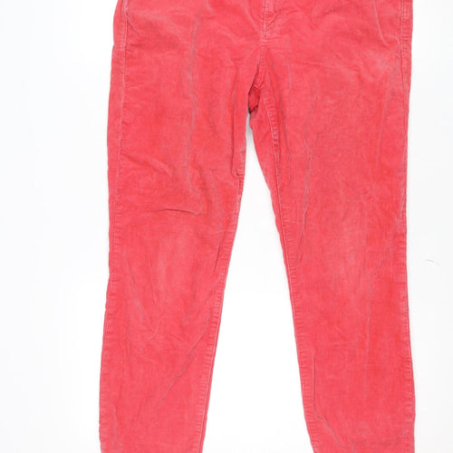 GAP Women’s Pink Corduroy 32 Petite Straight Stretch Jeans