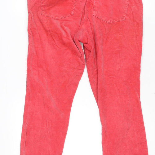 GAP Women’s Pink Corduroy 32 Petite Straight Stretch Jeans