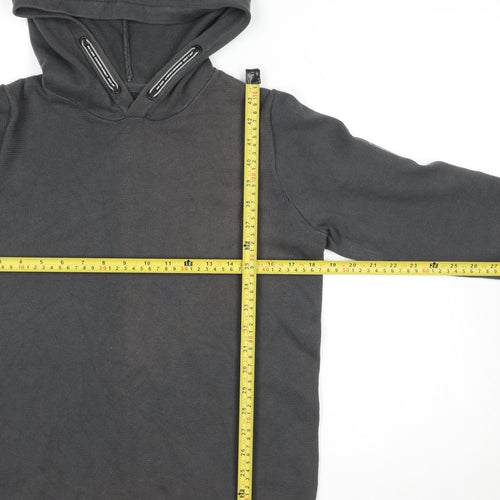 Jack & Jones Boys Black Pullover Hoodie Size 164 Cotton Blend Casual