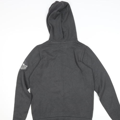 Jack & Jones Boys Black Pullover Hoodie Size 164 Cotton Blend Casual