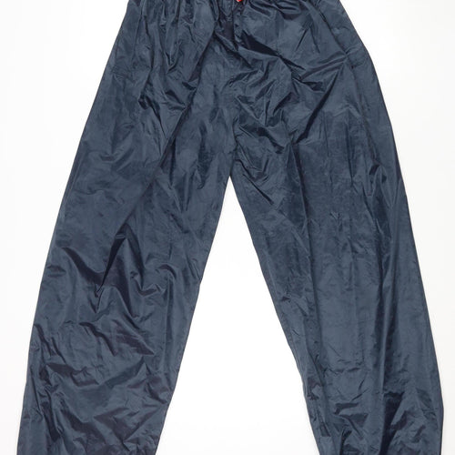 Result Core Value Men’s Blue Waterproof Rain Trousers Size M