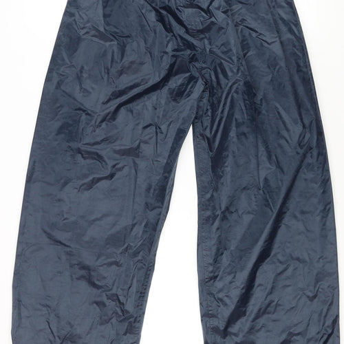 Result Core Value Men’s Blue Waterproof Rain Trousers Size M