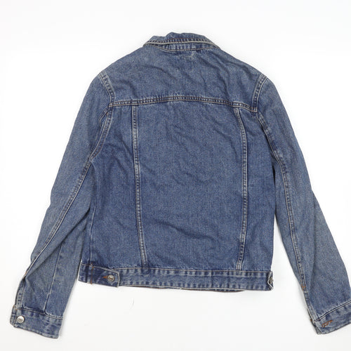 Denim Co. Women's Blue Denim Basic Jacket Size 12