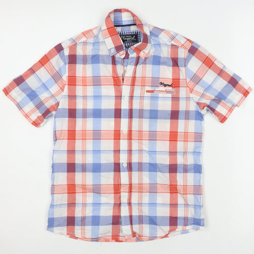 Mayoral Boys Multicoloured Check Short Sleeve Button-Up Shirt 8 Years