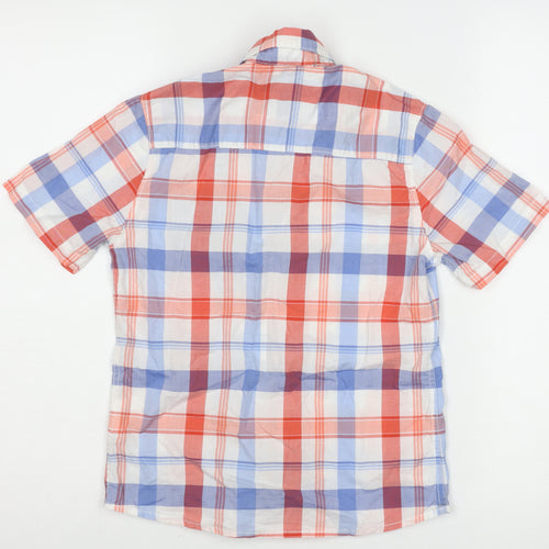 Mayoral Boys Multicoloured Check Short Sleeve Button-Up Shirt 8 Years