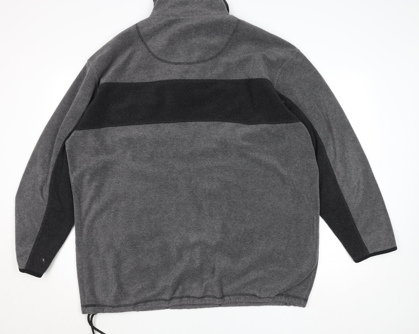 TCM Men’s Grey Fleece Quarter Zip Outdoor Jacket Size L