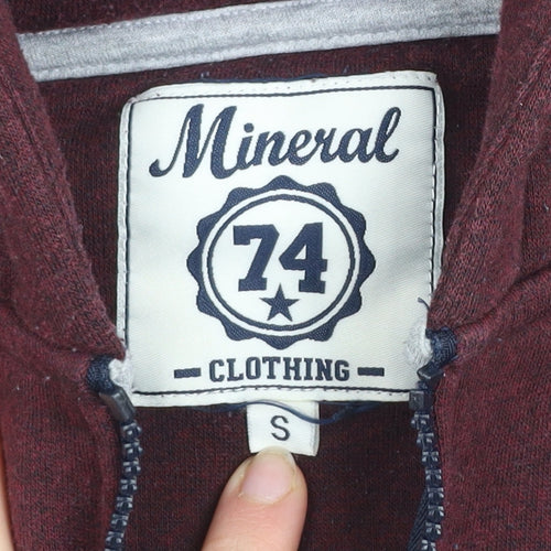 Mineral 74 Men’s Multicoloured Zip Hoodie Jacket Size S Cotton Blend