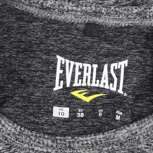 Everlast Womens Grey Cropped Long Sleeve Gym Top Size 10