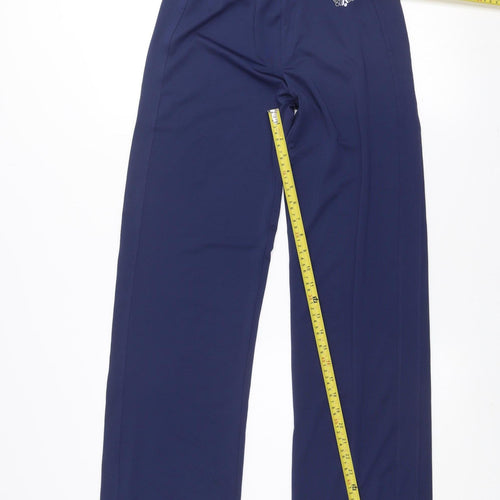Karakal Women's Blue Cool-Tec Straight Track Pants Size S