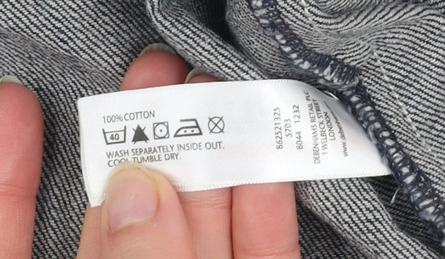 Jasper Conran Girls Blue Denim Button Jacket Age 6 Years Cotton Lined