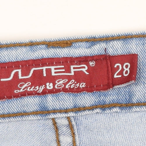 Sister Lusy & Elisa Blue Cropped Slim Fit Denim Jeans Size 28
