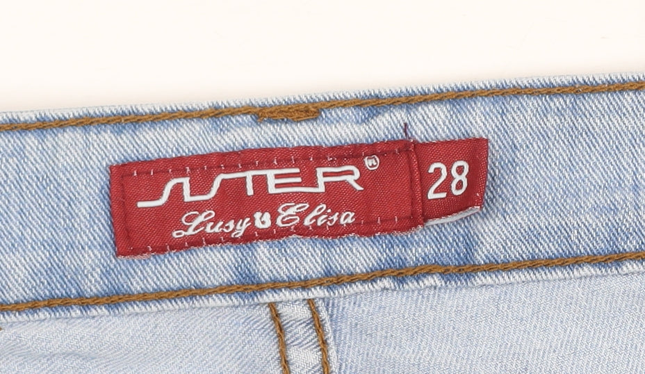 Sister Lusy & Elisa Blue Cropped Slim Fit Denim Jeans Size 28