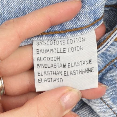 Sister Lusy & Elisa Blue Cropped Slim Fit Denim Jeans Size 28