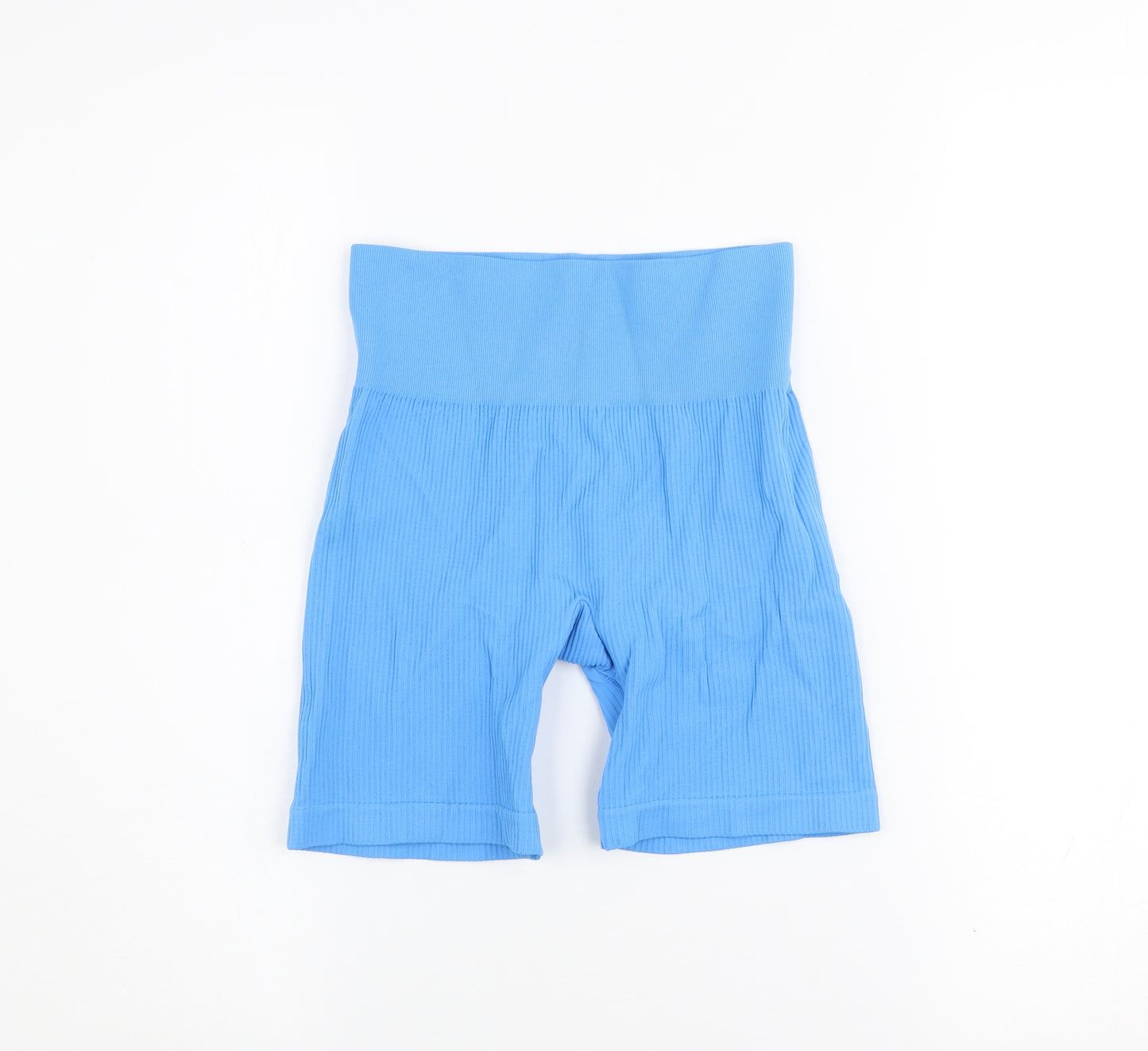 Pull & Bear Women's Blue Biker Activewear Shorts XS Lightweight Stretch