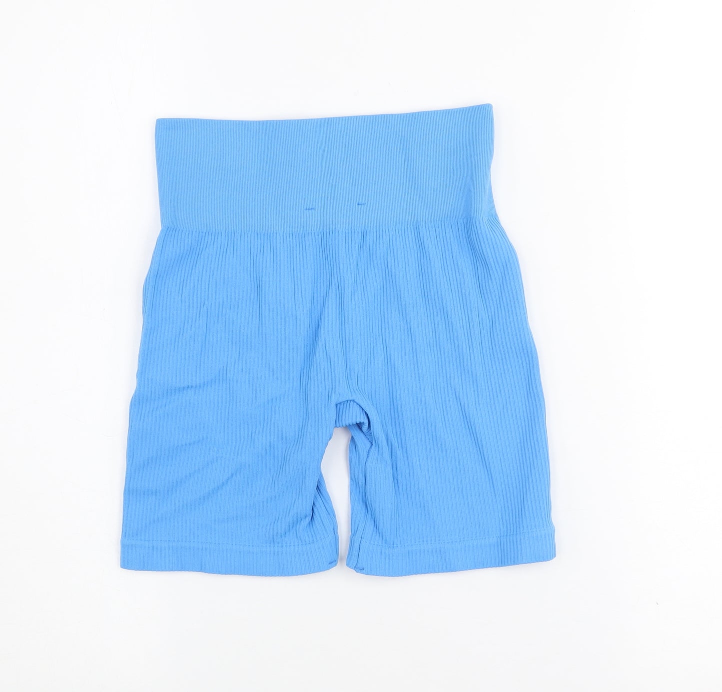 Pull & Bear Women's Blue Biker Activewear Shorts XS Lightweight Stretch