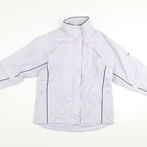 Kartel Mens White Windbreaker Jacket S Lightweight Waterproof